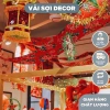 Vải Con Công Triện Đỏ Vintage - Trải Bàn và Decor Phông Nền Chụp Ảnh Tết Ưu Đãi 44.500₫ 2