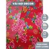 Vải Con Công Triện Đỏ Vintage - Trải Bàn và Decor Phông Nền Chụp Ảnh Tết Ưu Đãi 44.500₫ 8