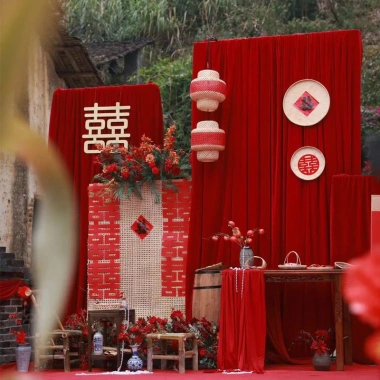 Vải đỏ đa năng làm phông nền chụp ảnh Tết Noel đám cưới - Giá chỉ 19.264 đồng 9