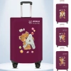 Vải không dệt vỏ bao vali 20-30 inch nâu chống nước, chống bụi, dễ mang du lịch công tác - Giá chỉ 25.001 VND