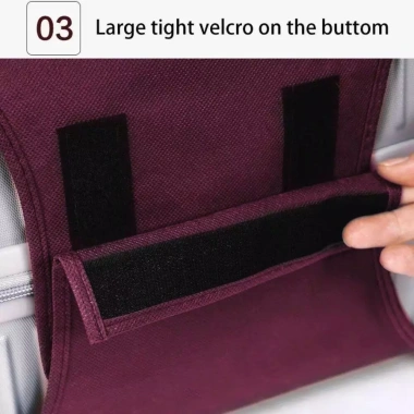 Vải không dệt vỏ bao vali 20-30 inch nâu chống nước, chống bụi, dễ mang du lịch công tác - Giá chỉ 25.001 VND