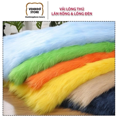 Vải Lông Thú Đầu Lân Đầu Rồng 5.080 - Quần áo Lân múa Tết, Lồng đèn Trung Thu - Giá 34.900 VND