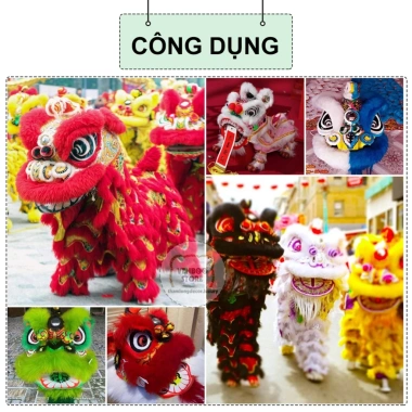Vải Lông Thú Đầu Lân Đầu Rồng 5.080 - Quần áo Lân múa Tết, Lồng đèn Trung Thu - Giá 34.900 VND 3 Vải Lông Thú Đầu Lân Đầu Rồng 5.080 - Quần áo Lân múa Tết, Lồng đèn Trung Thu - Giá 34.900 VND 3