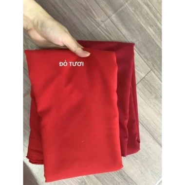 Vải Lụa Đỏ 1m6 - Phông nền & Trải bàn Trang trí Trung Thu, Tết, Tiệc cưới - Giá 40.000 VNĐ 2
