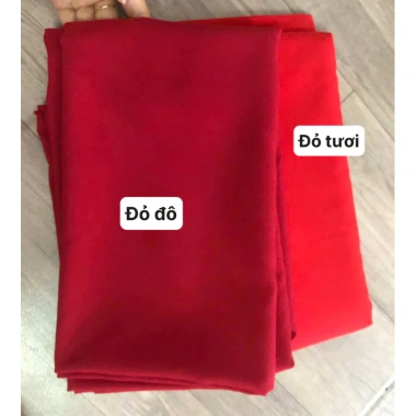 Vải Lụa Đỏ 1m6 - Phông nền & Trải bàn Trang trí Trung Thu, Tết, Tiệc cưới - Giá 40.000 VNĐ 3