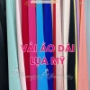 Vải lụa Mỹ VAD02 - mềm mịn, dày dặn, cho quần áo dài, yếm, váy đầm cách tân truyền thống, chỉ 60.000₫