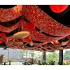 Vải lụa Nhật hoa công phượng khổ ngang 1.5m, co dãn mềm mịn, trang trí Tết, giá 62.000đ