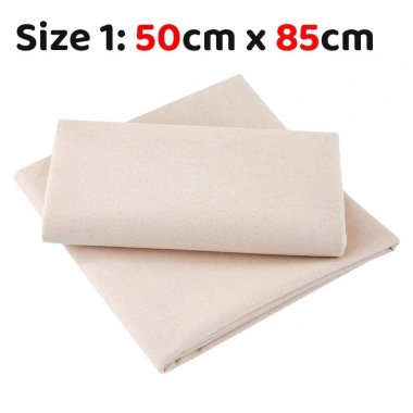 Vải mộc Canvas dày dặn: May, lót túi xách, vẽ tranh, giá chỉ 23.000 VND 10