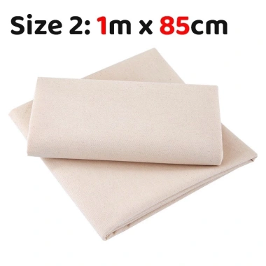Vải mộc Canvas dày dặn: May, lót túi xách, vẽ tranh, giá chỉ 23.000 VND 11