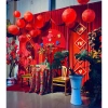 Vải nhung decor phông nền Noel, nơ khổng lồ & vải con công đỏ xanh Tết – 75.000đ 5