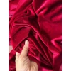 Vải nhung đỏ 60x, phông nền, rèm, nơ Noel, châu nhung trang trí Tết – 60.000 3