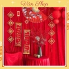 Vải Nhung Đỏ Con Công - Phông Nền Trang Trí Tết Trung Thu Miu Party Ưu Đãi 88.350đ 7