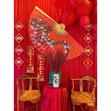 Vải Nhung Đỏ Dày Noel 2.025 - Khăn Trải Bàn, Phông Nền Decor Chụp Ảnh Sự Kiện 5