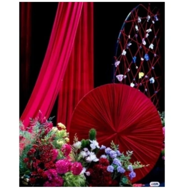 Vải nhung đỏ sang trọng - Phông nền Tết và rèm trang trí, giảm còn 109.000₫ 8