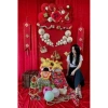 Vải nhung đỏ sang trọng – Trang trí, làm rèm decor ngày Tết, giá ưu đãi 99.000₫