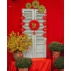 Vải nhung đỏ Trung Thu Tết – Vải con công trang trí phông nền, trải bàn, rèm – 50.000đ 8