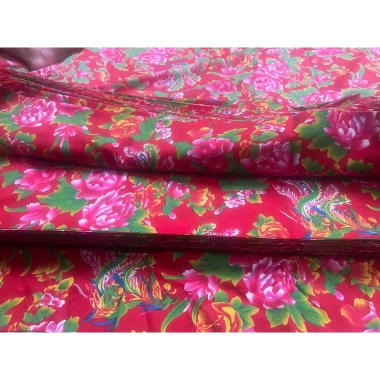 Vải nhung đỏ và vải con công - Phông nền Decor Tết giá ưu đãi 60.000₫ 6