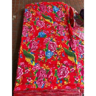 Vải nhung đỏ và vải con công - Phông nền Decor Tết giá ưu đãi 60.000₫ 8