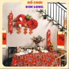 Vải nhung hoa con công rồng phùng 1m x 1.6m - Phông nền chụp ảnh, trải bàn, may quần áo, trang trí Tết cổ xưa, giảm giá 60.000đ 2
