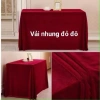Vải nhung trang trí Tết và lễ hội khổ 1m x 1.6m, chất mịn đẹp, giá ưu đãi 38.000đ
