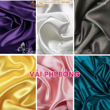 Vải Phi Bóng VAD04 – May áo dài, yếm, váy đầm nữ, mềm mịn dày dặn, giảm còn 36.000₫