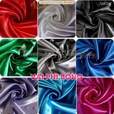 Vải Phi Bóng VAD04 – May áo dài, yếm, váy đầm nữ, mềm mịn dày dặn, giảm còn 36.000₫