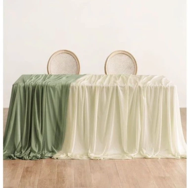 Vải thun kim tuyền mềm rũ 80‑160 cm – Runner tiệc, cổng hoa, nền chụp ảnh lấp lánh