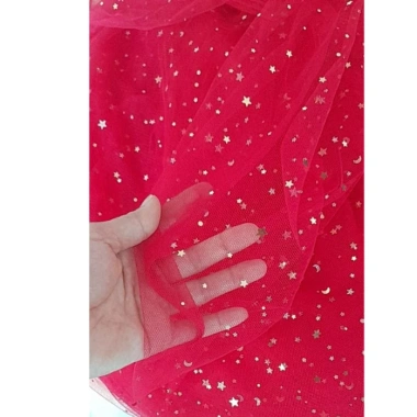 Vải voan lưới đính trăng sao – Phông nền chụp sản phẩm, nail, decor giá 18k 9