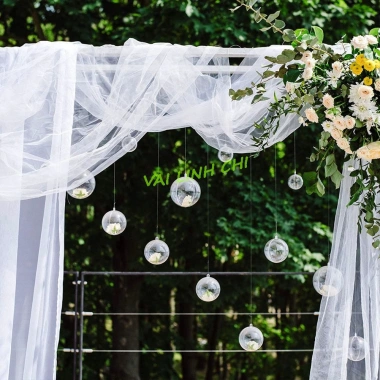 Vải voan lưới tutu trắng mềm mại khổ 1.7m - Dùng làm background chụp ảnh, trang trí sinh nhật, giá ưu đãi 14.524 VND 5