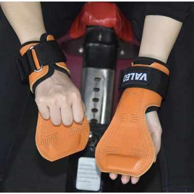 VALEO Găng Tay Da Bò Chính Hãng Lifting Grip Gym, Lót Tay & Kéo Lưng 168.000 VND