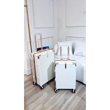 Vali 36 inch khung nhôm vàng 18k, khóa sập cao cấp, chống vỡ-trộm, size 20-24 inch, bảo hành trọn đời 1.799.000₫ 7