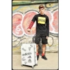 Vali Adidas Grafity Suitcase Cream Trắng Kem 20/24/28 - Khung nhôm, khóa TSA bảo mật
