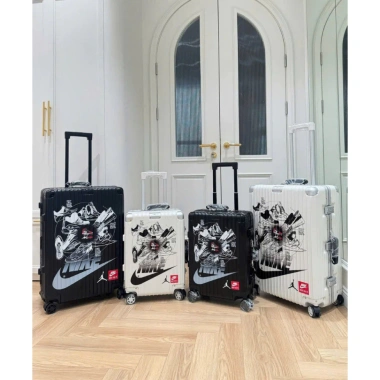 Vali Adidas Grafity Suitcase Cream Trắng Kem 20/24/28 - Khung nhôm, khóa TSA bảo mật 5