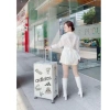 Vali Adidas Grafity Suitcase Cream Trắng Kem 20/24/28 - Khung nhôm, khóa TSA bảo mật 7