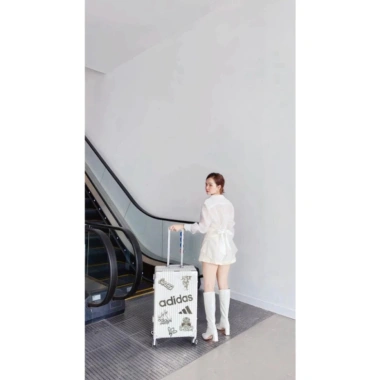 Vali Adidas Grafity Suitcase Cream Trắng Kem 20/24/28 - Khung nhôm, khóa TSA bảo mật 9