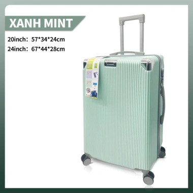 Vali du lịch 20L size 24x20 - Nhựa ABS, bo góc kim loại, giảm còn 329.000₫ 10 Vali du lịch 20L size 24x20 - Nhựa ABS, bo góc kim loại, giảm còn 329.000₫ 10