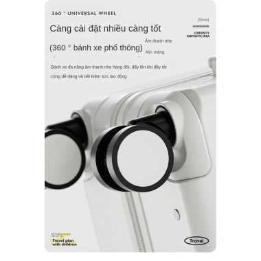 Vali du lịch 360 kéo, đẩy, ngồi được - Siêu bền, chắc chắn, giá ưu đãi 920.080 VND 8