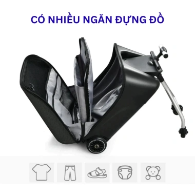 Vali du lịch bé ngồi sân bay, valy xe kéo có ghế khóa, giá ưu đãi 2.25 triệu 6 Vali du lịch bé ngồi sân bay, valy xe kéo có ghế khóa, giá ưu đãi 2.25 triệu 6
