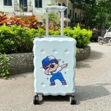 Vali du lịch trẻ em size 18 đa màu sắc, chất liệu chắc chắn bền đẹp, chỉ 496k