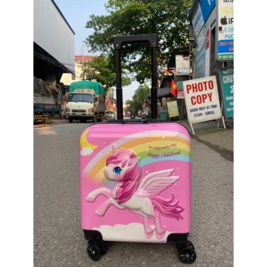 Vali du lịch trẻ em size 20 họa tiết nổi, khóa chống trộm, chắc bền đẹp - Journey giảm còn 250.000đ