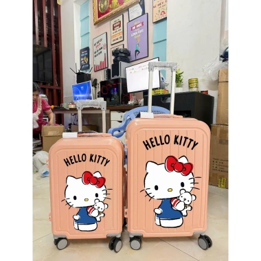 Vali HelloKitty chính hãng, chung hành lý nữ sinh viên, màu hồng dễ thương, kéo hộp KT mèo - Giá ưu đãi 2.449.020₫
