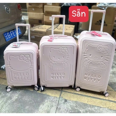 Vali HelloKitty chính hãng, chung hành lý nữ sinh viên, màu hồng dễ thương, kéo hộp KT mèo - Giá ưu đãi 2.449.020₫