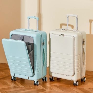 Vali kéo mở nắp trước 20-24 inch mật mã, xoay 360, tách khô ướt, dung lượng lớn - Giá 957.000