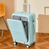Vali kéo mở nắp trước 20-24 inch mật mã, xoay 360, tách khô ướt, dung lượng lớn - Giá 957.000 3