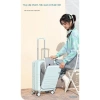 Vali kéo mở nắp trước 20-24 inch mật mã, xoay 360, tách khô ướt, dung lượng lớn - Giá 957.000 5