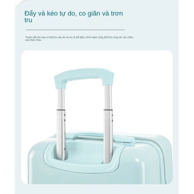 Vali kéo mở nắp trước 20-24 inch mật mã, xoay 360, tách khô ướt, dung lượng lớn - Giá 957.000