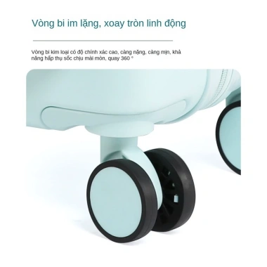Vali kéo mở nắp trước 20-24 inch mật mã, xoay 360, tách khô ướt, dung lượng lớn - Giá 957.000