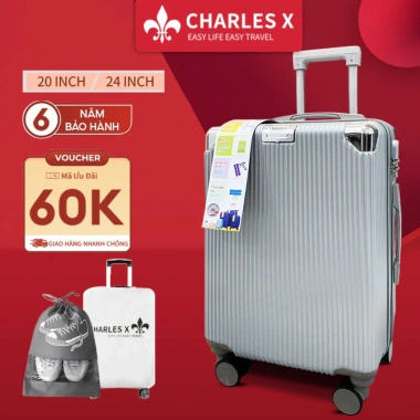 Vali kéo Sài Gòn hỏa tốc 24 inch Siêu bền, chống vỡ, chống nước - 259.000₫