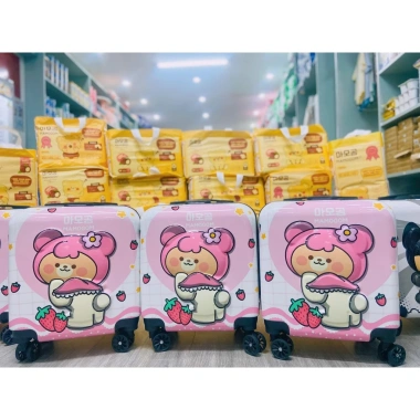 Vali Kéo TOBÉ 18 Inch Gấu Mamogom - Siêu Xinh, Đựng đồ rộng rãi cho Bé 4 Vali Kéo TOBÉ 18 Inch Gấu Mamogom - Siêu Xinh, Đựng đồ rộng rãi cho Bé 4