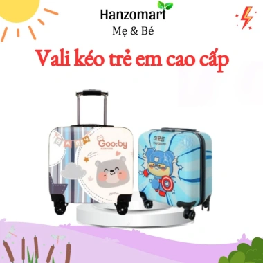 Vali kéo trẻ em 18inch hình gấu Momo Gooby - Siêu đẹp, giảm giá 237k Hanzomart 2 Vali kéo trẻ em 18inch hình gấu Momo Gooby - Siêu đẹp, giảm giá 237k Hanzomart 2
